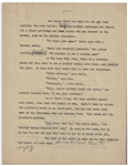 Moe Howard's 18pp. Outline Dated October 1938 for The Three Stooges Film ''Saved by the Belle'' -- With Numerous Annotations in Moe's Hand Throughout -- Very Good Condition